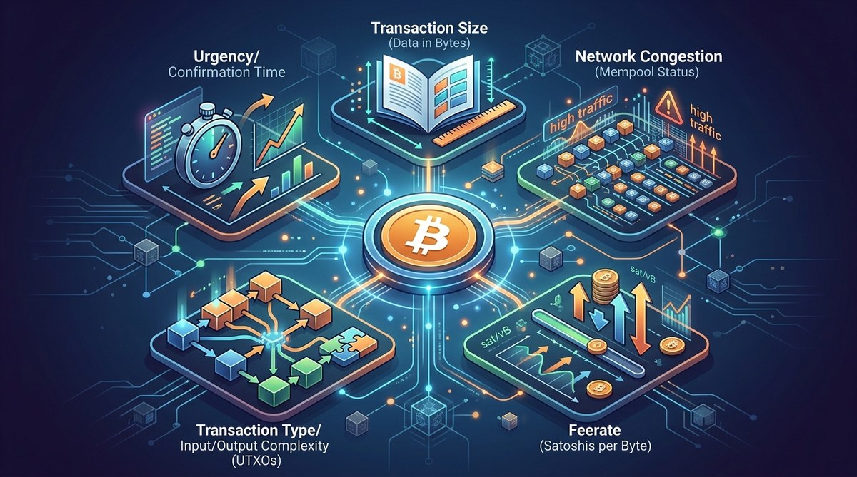 5 Key Factors That Determine Your Bitcoin Transaction Fees Right Now