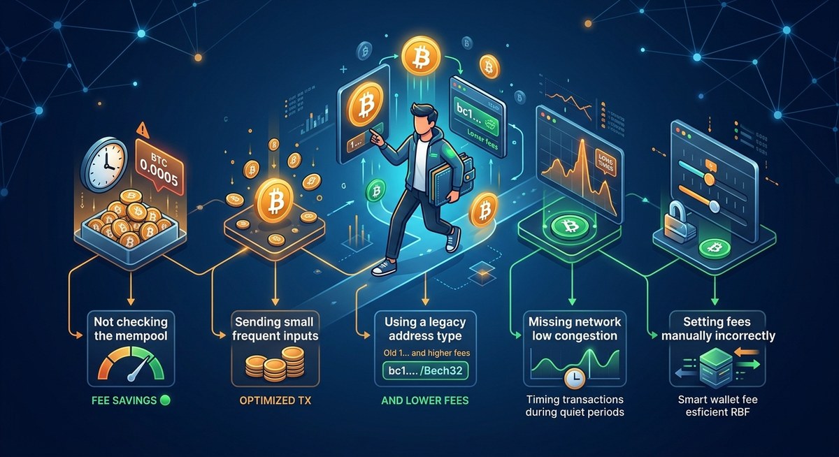 5 Mistakes That Inflate Your Bitcoin Fees and How to Avoid Them